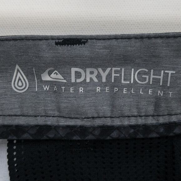 Quiksilver Amphibian Shorts Men’s 27 Charcoal Gray DryFlight Hybrid Water Repel - Picture 11 of 12